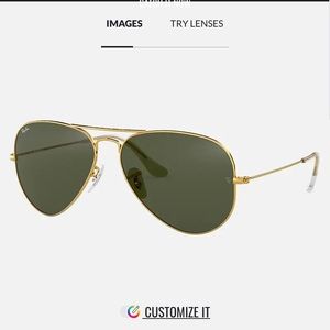 Ray Ban classic aviators – standard size